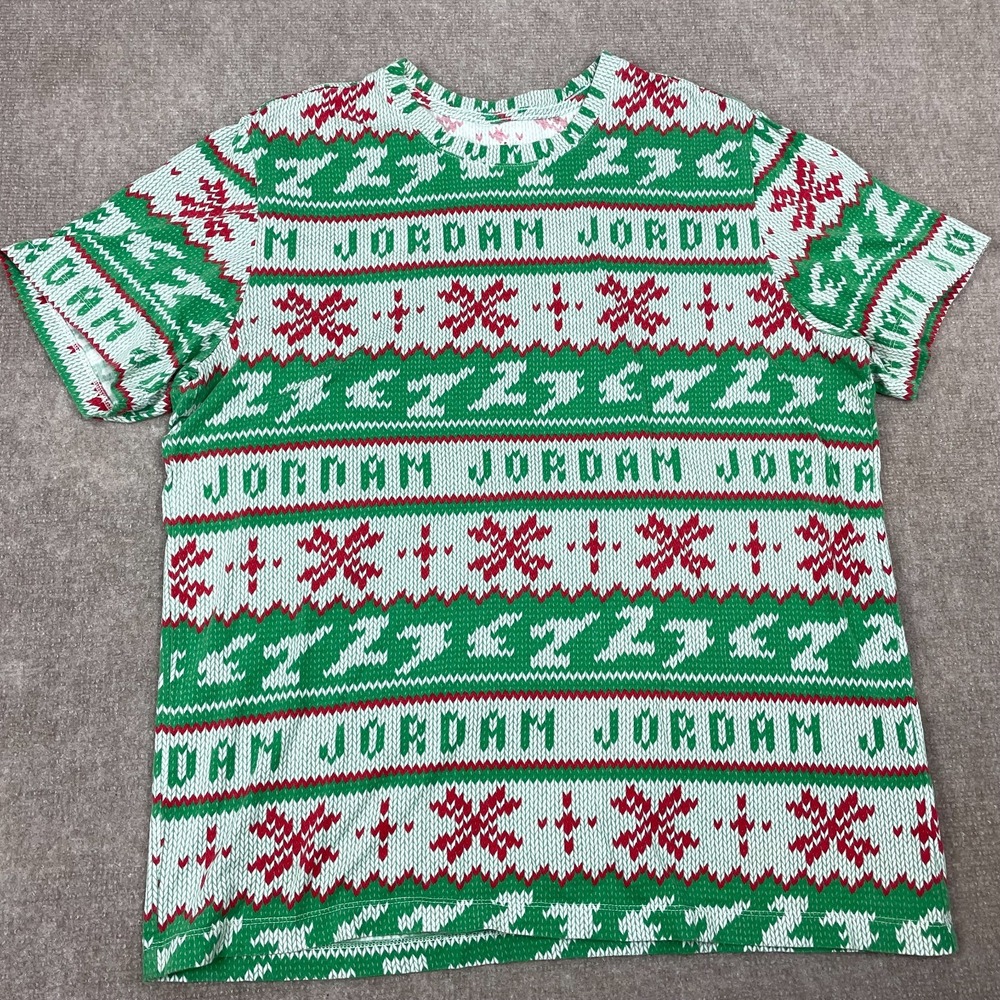 Jordan T Shirt Men XL Multicolor Ugly Dismiss knit Cotton Standard Fit Crew Neck